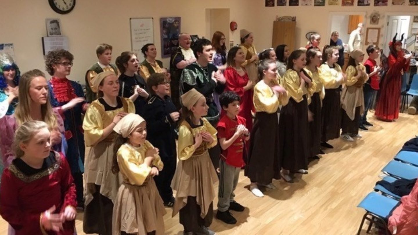 Participants of Buckie Community Theatre Arts Hub