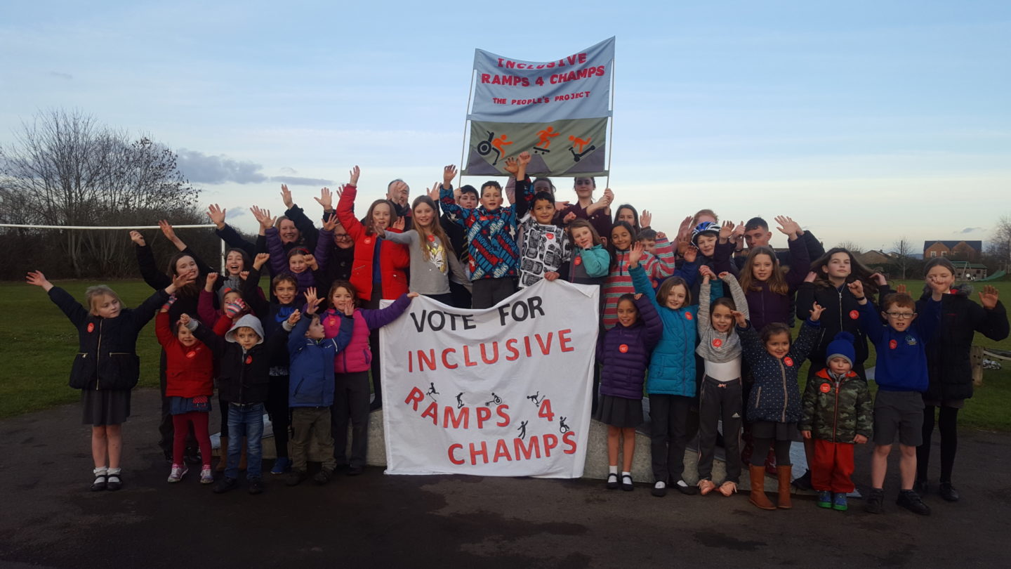 Participants of Inclusive Ramps for Young Champs
